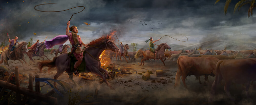 Job pierde a sus hijos y propiedades