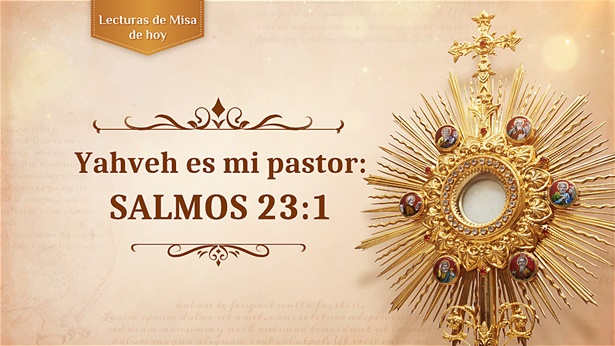 Yahveh es mi pastor: Salmos 23:1